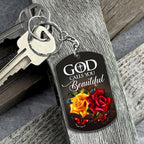 God Calls You Beautiful Personalized Aluminium Keychain