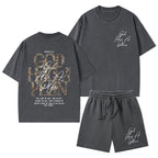 God Has A Plan Camo Christian Washed T-Shirt & Shorts