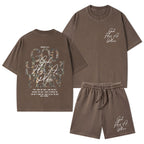 God Has A Plan Camo Christian Washed T-Shirt & Shorts