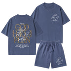 God Has A Plan Camo Christian Washed T-Shirt & Shorts