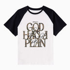 God Has A Plan Christian Raglan Sleeve T-Shirt