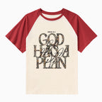 God Has A Plan Christian Raglan Sleeve T-Shirt