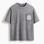 God Has A Plan Washed Unisex Pocket T-Shirt