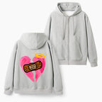 God Heals Christian Fleece-Lined Full-Zip Hoodie