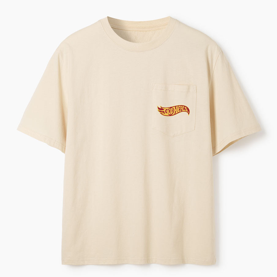 God Heals Christian Unisex Pocket T-Shirt