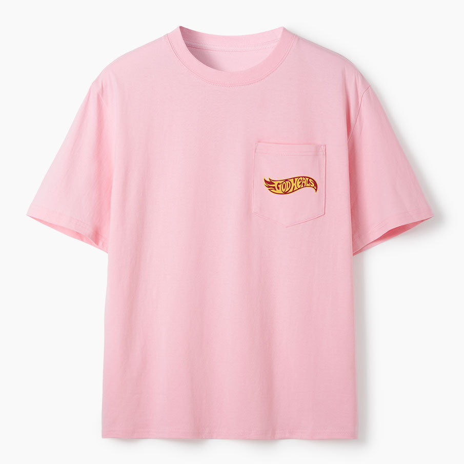 God Heals Christian Unisex Pocket T-Shirt