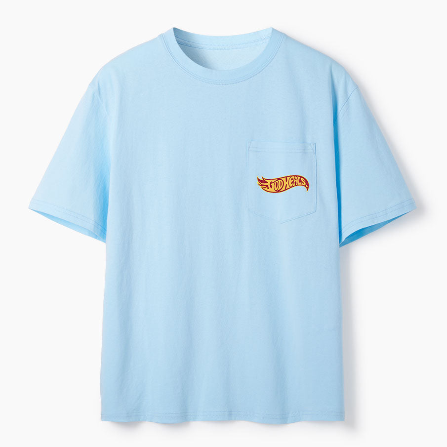 God Heals Christian Unisex Pocket T-Shirt