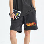 God Heals Christian Washed Shorts