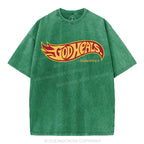 God Heals Christian Washed T-Shirt
