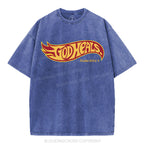 God Heals Christian Washed T-Shirt