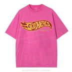 God Heals Christian Washed T-Shirt