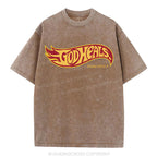 God Heals Christian Washed T-Shirt