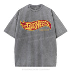 God Heals Christian Washed T-Shirt