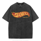 God Heals Christian Washed T-Shirt