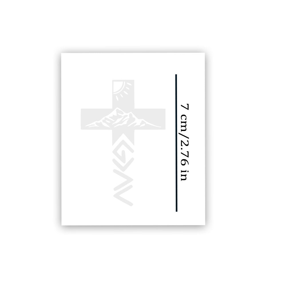 God Is Better Than Highs And Lows 12pcs Christian Temporary Tattoos