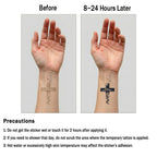 God Is Better Than Highs And Lows 12pcs Christian Temporary Tattoos