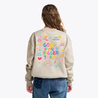 God Is Bigger Christian Fleece Sweatshirt