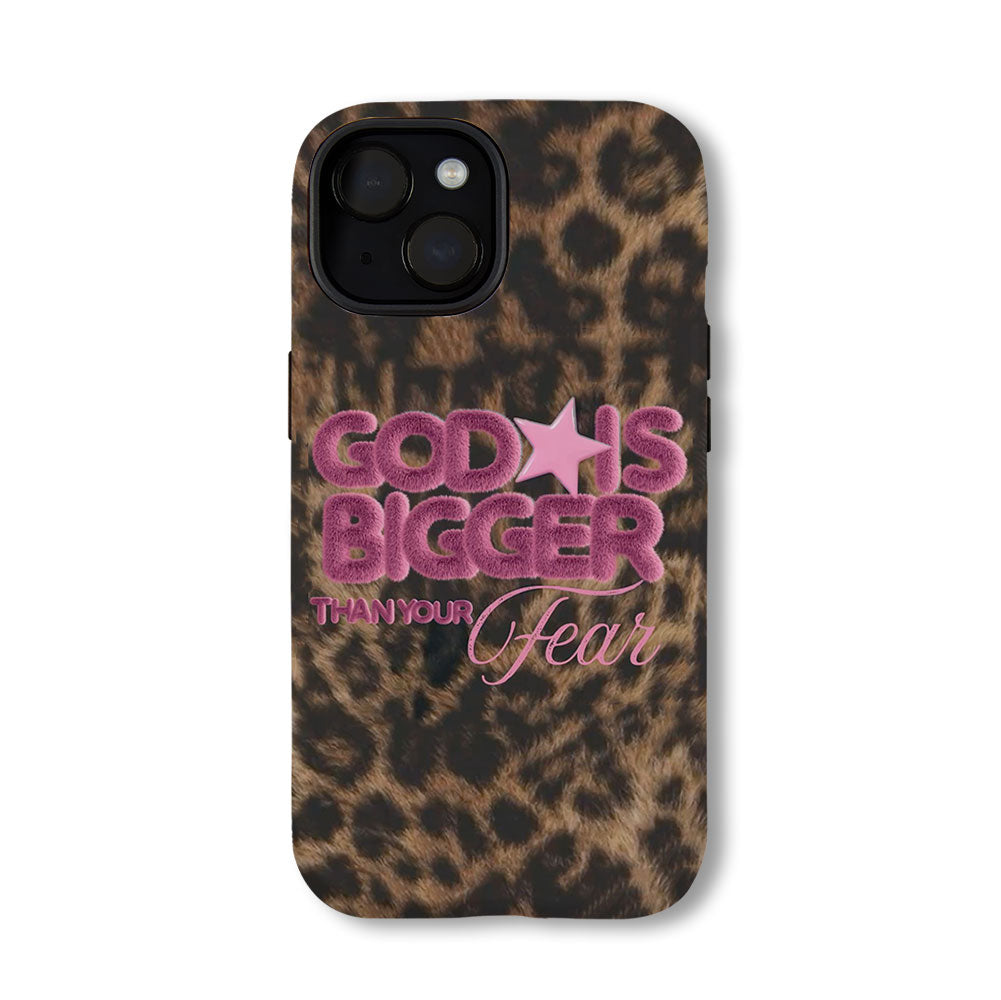 God Is Bigger Than Your Fear Christian Phone Case