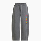 God Is Bigger than Your Fear Christian Minimalist Knit Barrel Sweatpants
