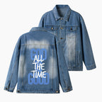 God Is Good All The Time Christian Denim Jacket
