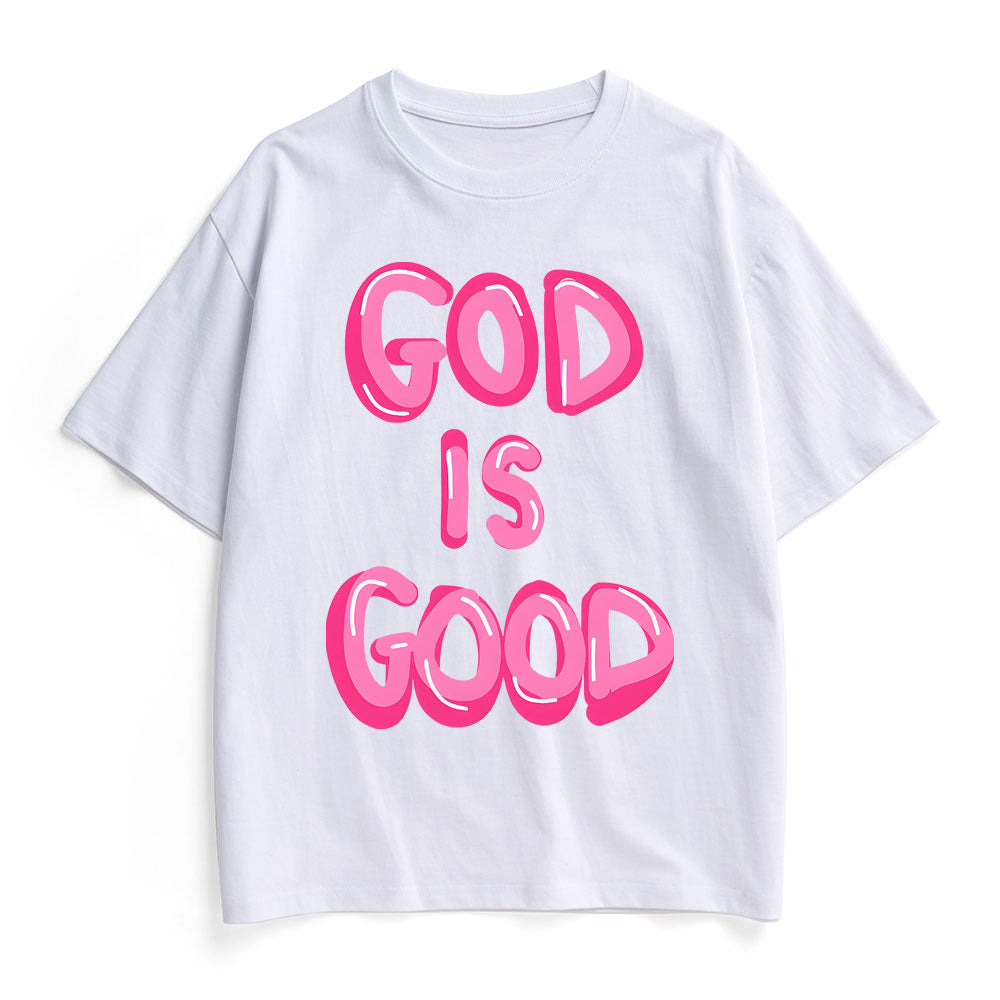 God Is Good Christian Heavy Cotton T-Shirt