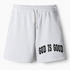 God Is Good Christian Premium Fleece Shorts