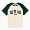 God Is Good Christian Raglan Sleeve T-Shirt