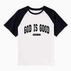 God Is Good Christian Raglan Sleeve T-Shirt