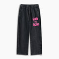 God Is Good Christian Washed Sweatpants