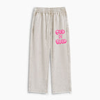 God Is Good Christian Washed Sweatpants
