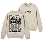 God Is Greater Christian Fleece Sweatshirt