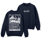 God Is Greater Christian Fleece Sweatshirt