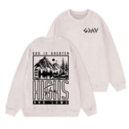 God Is Greater Christian Washed Sweatshirt