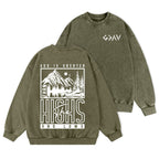 God Is Greater Christian Washed Sweatshirt