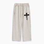 God Is Greater Than Higher And Lows Christian Washed Sweatpants