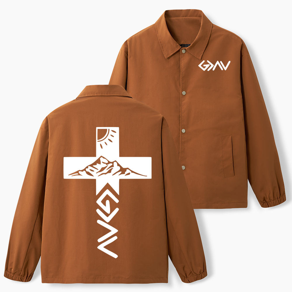God Is Greater Than The Highs And Lows Christian Coach Jacket