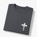 God Is Greater Than The Highs And Lows Christian Unisex Pocket T-Shirt