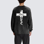 God Is Greater Than The Highs And Lows Christian Washed Long Sleeve  T-Shirt