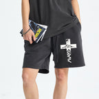 God Is Greater Than The Highs And Lows Christian Washed Shorts