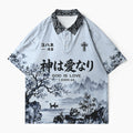 God Is Love Christian Buttoned Polo Jersey