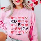 God Is Love Christian Sweatshirt