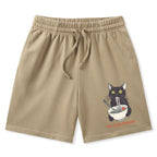 God Is Provider Christian Washed Shorts