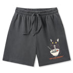 God Is Provider Christian Washed Shorts
