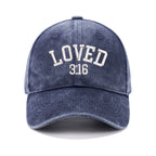 You Is So Loved Christian Couple Washed Hat