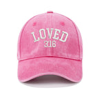 You Is So Loved Christian Couple Washed Hat