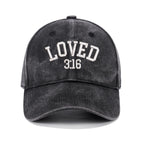 You Is So Loved Christian Couple Washed Hat