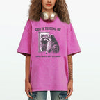 God Is Testing Me And I Have Not Studied Christian T-Shirt