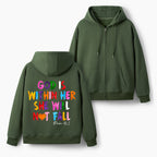 God Is Within Her Christian Fleece-Lined Full-Zip Hoodie