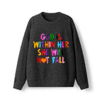 God Is Within Her Christian Lightweight Sweater