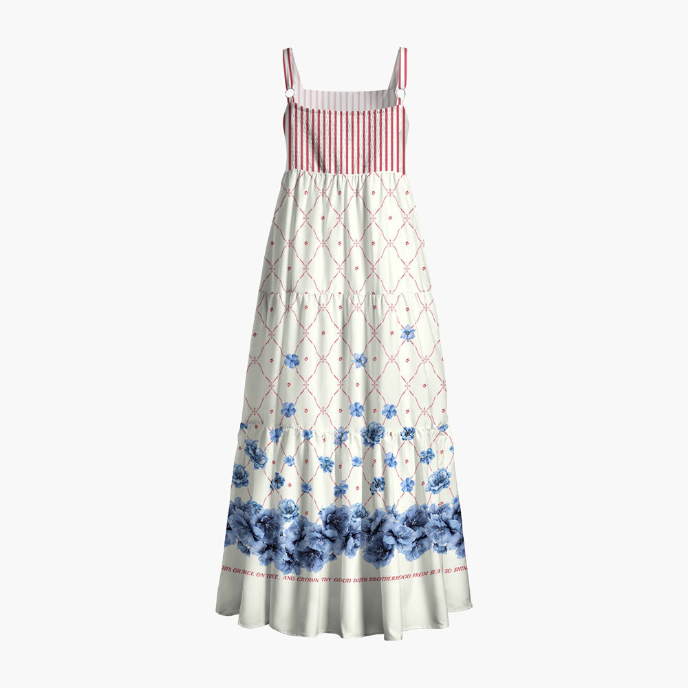 God Shed His Grace On Thee Christian Maxi Dress
